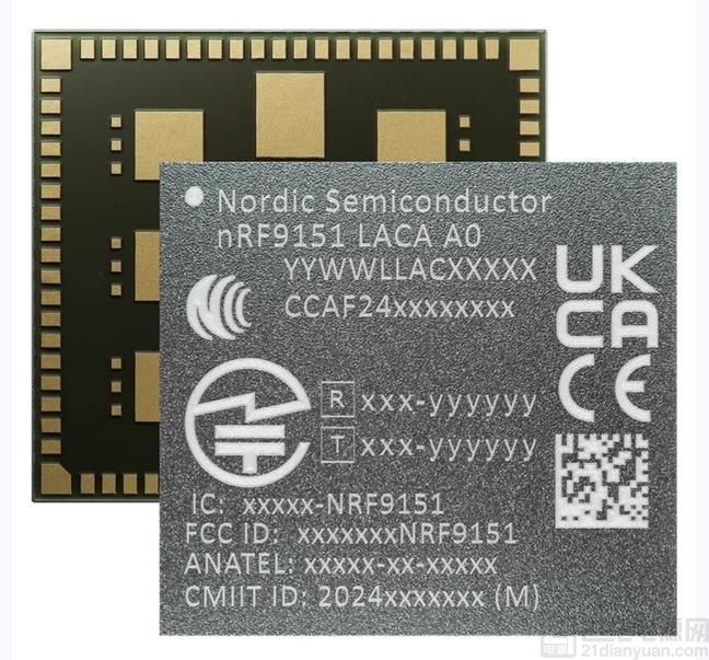Nordic Semiconductor推出 nRF9151 SiP扩展 nRF91系列